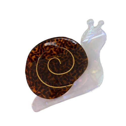 Snail hair clip - French hair clip for girls and women, unique hair accessory gift for friends