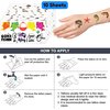 Generic 112 PCS Fishing Temporary Tattoos - Fish Themed Stickers for Kids Birthday Party Supplies, Decorations, Favors and Prizes - Cute Gifts for Boys and Girls, Blue