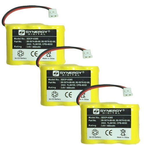 Vtech ia5878 Cordless Phone Battery Combo-Pack Includes: 3 x SDCP-H305 Batteries