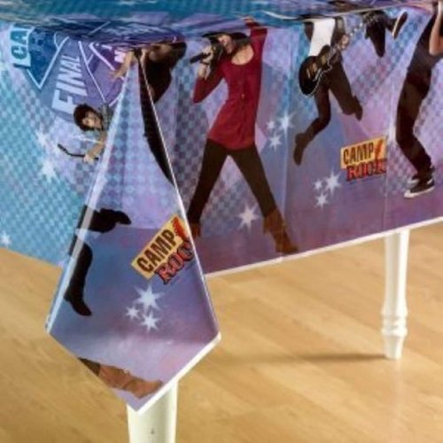 Unique Camp Rock Birthday Party Supplies Decoration Bundle Pack Includes Plastic Table Cover - 2 Pack