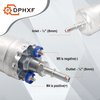 DPHXF 12V Gasoline Inline High Pressure Fuel Pump ，200LPH High Flow 125PSI,16.4 Feet of Super Suction Power，Universal Replacement E2000