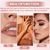 AIUEO Liquid Highlighter Makeup Glitter Contour Makeup Shimmer Oil for Face & Body,Long Lasting Highlighter Luminous Lotion,Multi-Use Body Highlighter Glitter Shimmer Oil-Rose Gold