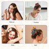 EEEKit 12PCS Duck Billed Hair Clips, 9 Colors Barber Hair Hairstyling Flat Claw Clips for Women Thick Thin Hair Accessory