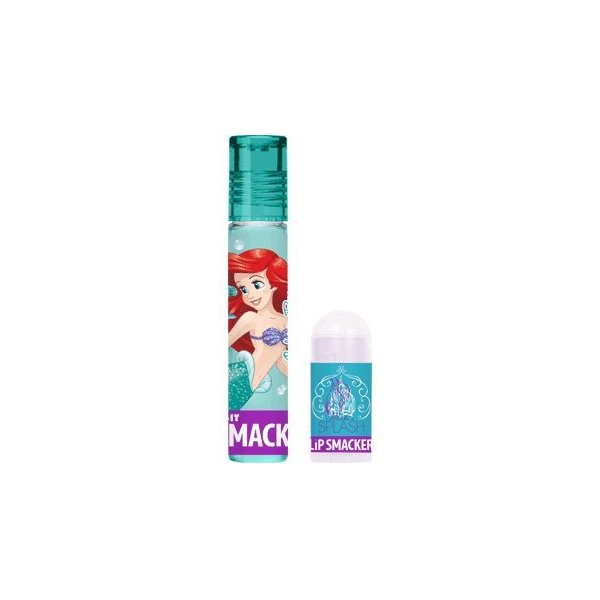 Lip Smacker Princess Collection Roll It Lip Gloss & Mini Lip Balm Duo - Ariel