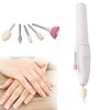 AnHua Upscale 5 In 1 Manicure Combination Nail Trimming Kit Electric Salon Shaper Pedicure Polish Tool New Multifunctional Nail Art