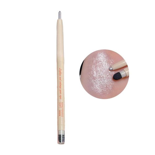 WsjiaboFux Diamond Glitter Eyeshadow Liner Pencil Pearl White Highlighter Silver Matte Pen Silkworm Eye Eyeliner Waterproof Shiny Makeup，Eyes，Eye Liners