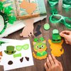 Copkim 30 Sets St. Patrick's Day DIY Craft Kit for Kids St. Patrick's PET Magnet DIY Craft Make Your Own Pets Craft for Kindergarten Preschool St. Patrick's Day Classroom Home Activity Party Supplies