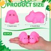 Youdaju 24 Pcs Rubber Hippo Baby Bath Toys Cute Floating Animal Bath Squirts Pink Hippo Bath Buddy Squirter Toys for Toddlers Fun Water Squirting Bathtime Play for Bathtub and Pool,Summer Beach Decor