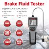 Brake Fluid Tester, High Precision Car Brake Fluid Detector, Hydraulic Fluid/Liquid/Oil Moisture Analyzer with LCD Screen Audible Alarm DOT3 DOT4 DOT5.1 Tester