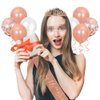 16th Birthday Sash Princess Crown Queen Tiara Rhinestone Headbands Cake Toppers Number 16 Helium Balloons Rose Gold Latex Balloon 16 Birthday Decoration for Girls 16 Year Old Birthday Party Supplies