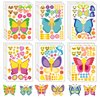 24 Sheets Butterfly Make a Face Sticker Sheets for Kids Todders Activities, Make Your Own Stickers for Kids Birthday Party Favor Supplies Craft
