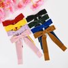 10Pcs Velvet Bows Girls Hair Clip Ribbon Accessories for Baby Toddlers Teens Kids