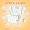 Pet Soft Doggie Diapers - Disposable Dog Diapers for Female in Heat Period or Urine Incontinence, Puppy & Cat Diapers Ultra Absorbent 12pcs XXSmall