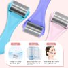 my novel things Ice Face Roller and Cold Eye Mask Compress for Eyes, Warm or Freezer Reusable for Puffiness Wrinkles Lifting Facial SPA Tool for Woman Gifting Ice Pack