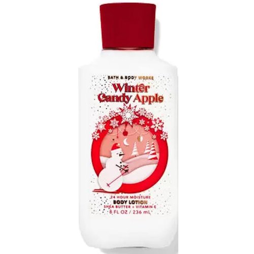 Bath and Body Works Super Smooth Body Lotion Sets Gift For Women 8 Oz (Winter Candy Apple)