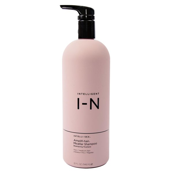Intelligent Nutrients Amplifi-hair Micellar Shampoo, Plant-Powered Volumizing Shampoo for Fine Hair, Vegan Formula, 32 Oz