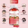 GREENPEOPLE Magnesium Glycinate Gummies 400mg - Sugar Free Magnesium Potassium Supplement with Magnesium Malate, Vitamin D, B6, and CoQ10 for Calm Support & Sleep for Adults - Raspberry Gummies