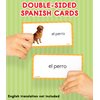 Carson Dellosa 104 Spanish Flash Cards for Kids, Spanish Vocabulary Flash Cards for Beginners, Picture Flash Cards for Toddlers, Learning Spanish Game for Beginners