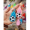 Roaqua 20 Packs Bulk Small Backpack Mini pop Fidget Keychain, Birthday Party Favors,Summer Students Prize