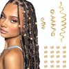 enophe 23Pcs Gold Hair Jewelry Set for Women: Loc Accessories, Hair Cuffs for Braids & Dreadlocks, Halloween Decoration