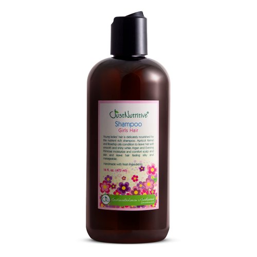 Just Nutritive Girl's Hair Shampoo | Best Shampoo for Girls Hair | Leaves Hair Moisturized, Softer and Shiny
