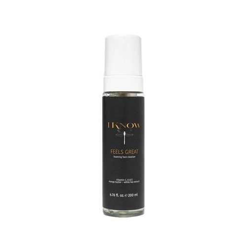 IKNOW FEELS GREAT Foaming Face Cleanser, Gentle Facial Cleanser for Deep Cleansing, Refreshing Skin Care, and Daily Face Wash, Hydrating and Moisturizing Face Wash (6.76 OZ)