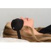 EVRLY Beverly Hills Eye Mask Designed for Eyelash Extensions, 3D Contoured Design, Soft Fabric, Deep Eye Cavities, Form Fitting, Adjustable Headband Strap, No Pressure Sleep & Travel Eye Mask (Black)