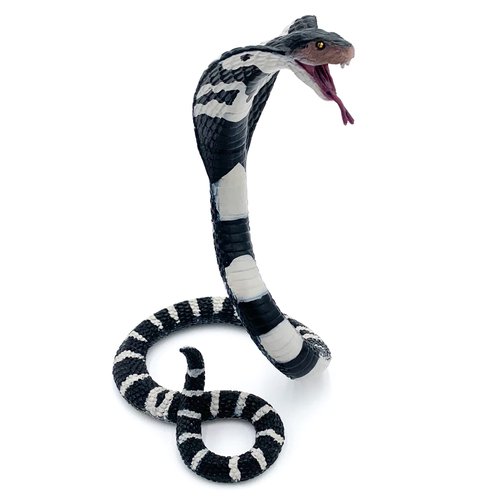 Higherbros Snake Toys Scary Prank Cobra Animal Figures Gag Gifts Halloween Decorations for Children's Animal Figurines Toys for Home and Garden Decorating