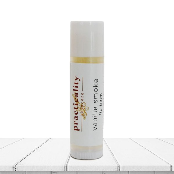 Practicality Vanilla Smoke Lip Balm | Grass Fed Beef Tallow for Sensitive & Dry Lips | 4 FL OZ | 1 Pc