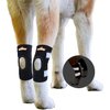 NeoAlly - Short Rear Leg Hock Brace, Dog Leg Brace for Rear Leg, Hock & Ankle Support, Dog Brace for Torn ACL & CCL, Dog Leg Sleeve with Reflective Straps, XL, Black, 1 Pair