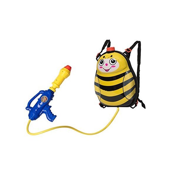 Toyrifik Water Gun Backpack Squirt Gun Water Blaster for kids -Water Shooter with Tank Bumble Bee Toys for Kids- Summer Outdoor Toys for Pool Beach Water Toys for Kids