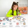Forest Party Jumbo 48 Piece Puzzles for Kids Ages 4-6, Educational Preschool Floor Puzzles for Kids Ages 3-5 with Bonus Puzzle Sticker Sheets, Ideal Learning Toy Gift for Kids Ages 8-10