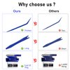 GLK Auto Trim Removal Tool Set, 5pcs Plastic Pry Tool Kit, Auto Trim Tool, Prying Tool, Car Door Panel Clip Revmoal Tool, Fasteners Remover