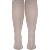 Truform Compression Socks, 20-30 mmHg, Men's Dress Socks, Knee High Over Calf Length, Tan, Medium,1944TN-M