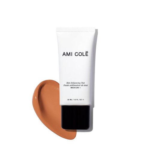 AMI COLÉ Skin-Enhancing Tinted Moisturizer (Medium 1), tinted moisturizer for face, bb cream, skin tint, face makeup