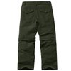 linlon Kids' Cargo Pants, Boy's Casual Outdoor Quick Dry Waterproof Hiking Climbing Convertible Trousers #9035-Army Green-L