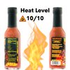 Hellfire Hot Sauce Fiery Fool - Extreme Hot Sauce without Extract, Featured on Hot Ones TV Show, 5 oz.