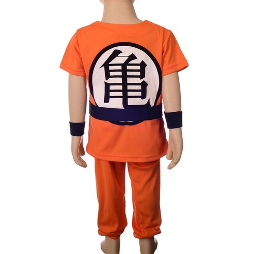 Lito Angels Toddler Boys Anime Cosplay Costume Clothing Set Dress Up Size 4T to 5T, Orange (Tag Number 09)