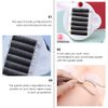 Beaupretty Eyelash Extension Hand Plate Lash Holder Eyelash Extension Pallet Eyelashes Stand Holder with Adjustable Wrist Strap for Makeup Eyelash Extension