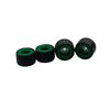 Leefai Pro Fingerboard Wheels Green Core Handmade Finger Skateboard Wheels - Ultra Spin Bearings Wheels - 7.8mmx5.1mm -Inner Layer Colorway (Green)