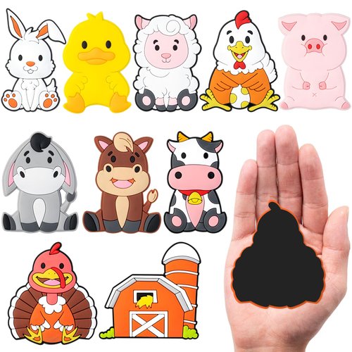 Farm Animal Fridge Magnets for Toddlers,Refrigerator Magnets for Kids Full Back Magnetic Kids Educational Toys Baby Magnets Gift for Fridge Whiteboard Cute Animals Cartoon Magnets