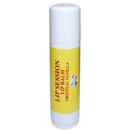 E. Burnham Lip Session Vanilla Flavor Lip Balm Stick 0.5 Oz – Moisturizing, Hydrating Lip Care with Long-Lasting Protection – Smooth, Soft Lips with Subtle Vanilla Scent