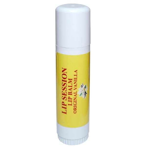 E. Burnham Lip Session Vanilla Flavor Lip Balm Stick 0.5 Oz – Moisturizing, Hydrating Lip Care with Long-Lasting Protection – Smooth, Soft Lips with Subtle Vanilla Scent