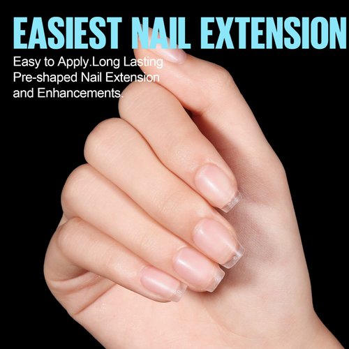 TOMICCA Extra Short Coffin Nail Tips - 450Pcs Full Cover, Soft Acrylic Fake Gel Nail Tips for Nail Extension, 15 Sizes Pre-shaped Double-sided Matte with Box