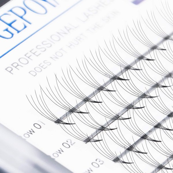 Eyelash Extension 8-13mm Mixed Premade Volume 5D Lashes B Curl Mink Lashes Individual Cluster Professional Salon Use