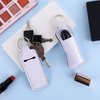 16PCS Sublimation Chapstick Holder Blanks Keychain Chapstick Holder Neoprene Lipstick Holder Keychain Lip Balm Holder Travel Key Ring Holder for Purse, Backpack Women DIY Ornament Crafts Supplies