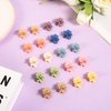 20pcs Mini Flower Hair Clips for Girls, Cute Small Flower Claw Clips Tiny Hair Accessories for Baby Women Thin Thick Hair (10 Colors)