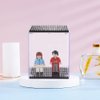 FINGERINSPIRE 2 Pcs Acrylic Stackable Model Display Case Minifigures Building Block Display Case with Black Base 3x3x4 inch Dustproof Showcase Assemble Cube Display Box for Minifigures Figure