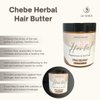 LE SHEA Chebe Hair Growth Cream Moisturizer Tea Tree & Peppermint Oil, Chebe Hair Butter, Vegan Deep Leave-In Conditioner Dry Scalp Root Shea Butter Chebe Powder Black Jamaican Castor Amla Herb 8 oz