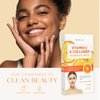 Skin 2.0 Vitamin C and Collagen Under Eye Patches - Brightens Dark Circles, Tightens Under Eye Skin, Anti-aging & Firming Under Eye Pads - Cruelty Free Korean Skin Care For All Skin Types - 5 Pairs